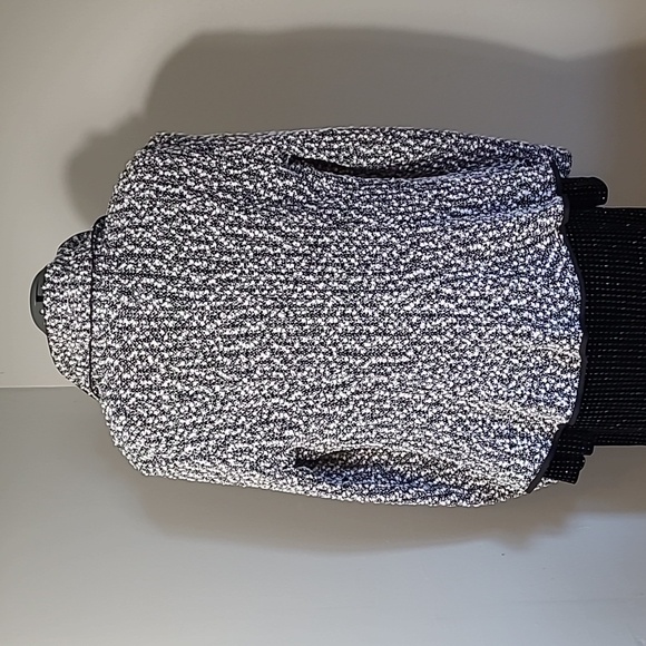 SZ16 Joseph Ribkoff Black White Ruffle Collar Blazer Jacket - Picture 5 of 9